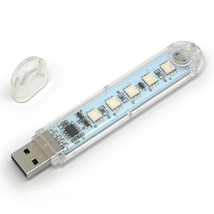 ���[�g�A�[���b�}���`�J���[5�� USB LED �X�e�B�b�N���C�g�bRL-ST5RGB