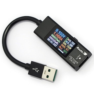 ���[�g�A�[���b�o��OFF�^�C�}�[�@�\���� QC3.0�Ή� ���^��➑� USB�ȈՓd���E�d���`�F�b�J�[ ���@�\�J���[�\���bRT-USBVAC8QC