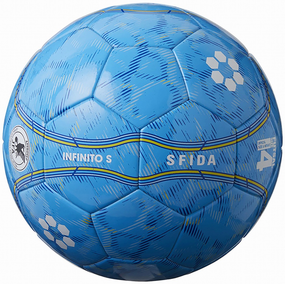 フットサルボール 4号球 INFINITO S THERMAL 4 JFA検定球（サックス