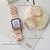 GAACAL�i�K�[�J���j�bApple Watch 4-6/SE1-2�y40mm�z�X�����t�X�L�[�t���[���i�s���N�V���o�[�j�bW00065PS2