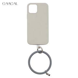 GAACAL�i�K�[�J���j�biPhone 14�p �����h�~�����O�t��TPU�P�[�X�i�O���[�j�bP00252GYQ