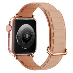 �K�[�J���bApple Watch 1-10/SE1-2 38/40/41/42(10�̂�)mm �}�O�l�b�g���V���R���o���h(�N���[���x�[�W��)�bW00485PBCA