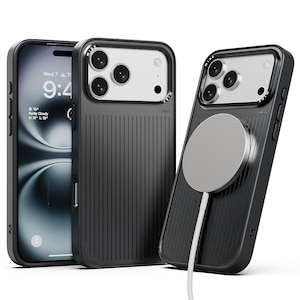 miak�biPhone 17 Pro�p MOOD MagSafe�Ή��P�[�X�i�u���b�N�j�bMA28068I17PR
