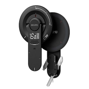 Aulumu�b8in1 MagSafe�Ή��}���`�X�^���h G05 Pro �~�j�H��Z�b�g���� 360����]��0�`80���p�x�����ł���MagSafe�X�^���h �i�u���b�N�j�bALM28696