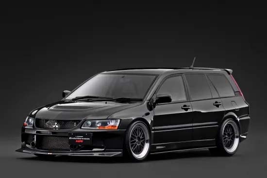 1/18 Mitsubishi Lancer Evolution Wagon MR (CT9W) Black【IG4252