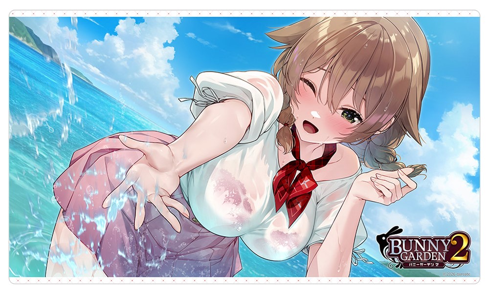 バニーガーデン デスクマット まとめ売り switch バニーガーデン2」ラバーマット（花奈） | Key-th | バニーガーデン2