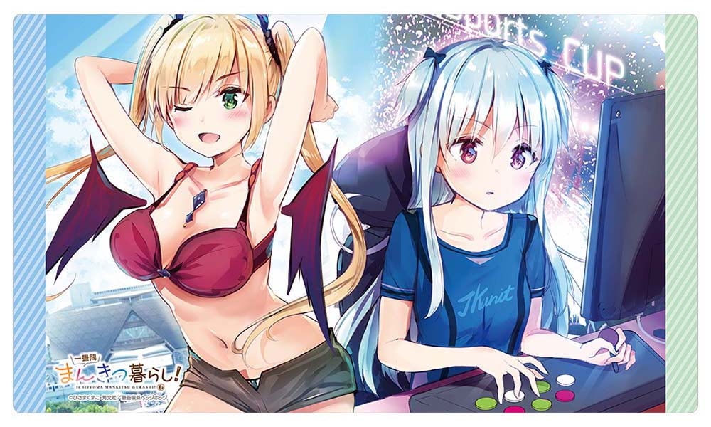制服 店員 ゲームマット 結城さくな ラウンドワン ラバーマット デスクマット Key-th | トレーディングカード | プレイマット | Joshin webショップ 通販