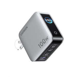 UGREEN�b���[�O���[���bNexode Pro �^�b�`�X�N���[������ 100W �}���[�d�� 4�|�[�g�iUSB-C�~3�AUSB-A�~1�j�b95405B