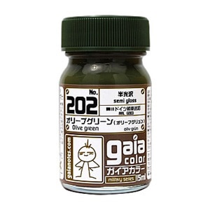 ガイアノーツ｜ガイアカラー 202 オリーブグリーン(オリーフグリュン)【33202】｜GN 33202 ｵﾘｰﾌﾞｸﾞﾘｰﾝ