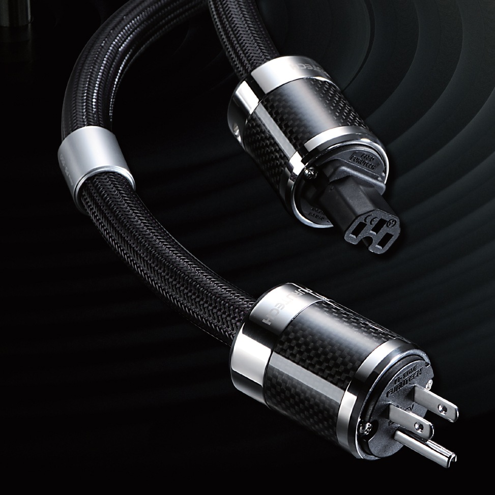 FURUTECH PS-950-18 carbon fiber plug Alpha-OCC Power Cable 1.5M