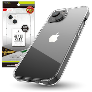 Simplism(�V���v���Y��)�biPhone 14/13�p �w�ʃK���X�P�[�X GLASSICA(�N���A)�bTR-IP22M2-CGC-CCCL