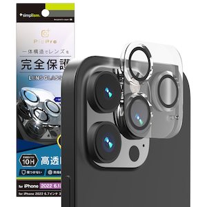 Simplism(�V���v���Y��)�biPhone 14 Pro�p �����Y�ی�K���X�t�B���� PicPro �N���A�bTR-IP22M3-LCA-CCCC