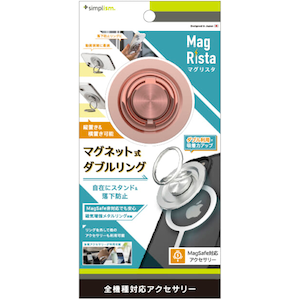 Simplism(�V���v���Y��)�bMagSafe�Ή� �X�}�z�_�u�������O�X�^���h MagRista(���[�Y�S�[���h)�bTR-MS-DRS-RG