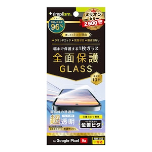 Simplism(�V���v���Y��)�bGoogle Pixel 9a�p �t���J�o�[ ������ ��ʕی십���K���X �ʒu�s�^�bTR-PX259A-GLI-CSARCC