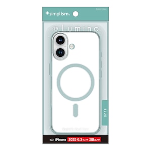 Simplism(�V���v���Y��)�biPhone 17 [Lumino] MagSafe�Ή� �w�ʃN���A�n�[�h�P�[�X �N���A�~�u���[�bTR-IP25M2-LOCMS-CLBL