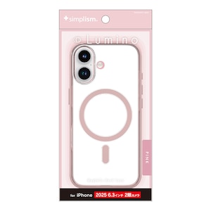 Simplism(�V���v���Y��)�biPhone 17 [Lumino] MagSafe�Ή� �w�ʃN���A�n�[�h�P�[�X �N���A�~�s���N�bTR-IP25M2-LOCMS-CLPK