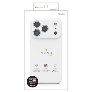 �g���j�e�B�biPhone 17 Pro Max [NUNO] MagSafe�Ή� �w�ʃV���R�����U�[�P�[�X �z���C�g�bTR-IP25L3-NNSL-SIWT