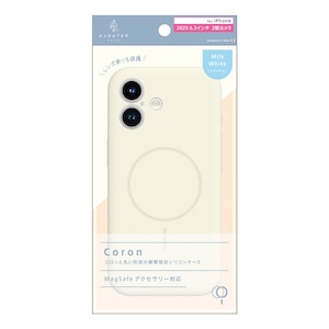 ajouter(�A�W���e)�biPhone 17 [Coron] MagSafe�Ή� �������݌v �Ռ��z���V���R���P�[�X �~���N�z���C�g�bAJ-IP25M2-CR-MWT