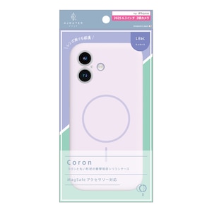 ajouter(�A�W���e)�biPhone 17 [Coron] MagSafe�Ή� �������݌v �Ռ��z���V���R���P�[�X ���C���b�N�bAJ-IP25M2-CR-LIL