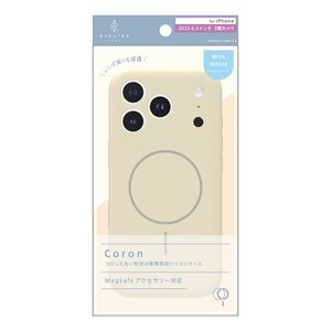 ajouter(�A�W���e)�biPhone 17 Pro [Coron] MagSafe�Ή� �������݌v �Ռ��z���V���R���P�[�X �~���N�z���C�g�bAJ-IP25M3-CR-MWT