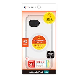 �g���j�e�B�bGoogle Pixel 10a�p [Turtle] �}�O�l�b�g�z�����A�N�Z�T���[�Ή� �n�C�u���b�h�N���A�P�[�X �z���C�g�����O�bTR-PX2610A-TTMS-CLWT