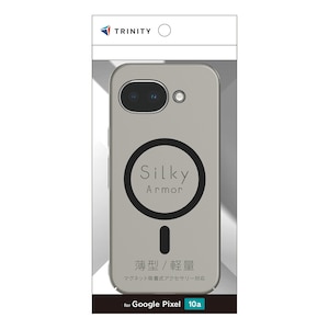�g���j�e�B�bGoogle Pixel 10a�p [Silky Armor] �}�O�l�b�g�z�����A�N�Z�T���[�Ή� �V���L�[�^�b�`�P�[�X�i�}�b�g�N���A�u���b�N�j�bTR-PX2610A-SA-CLBK