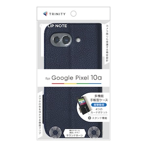 �g���j�e�B�bGoogle Pixel 10a�p [FlipNote] �ϏՌ��t���b�v�m�[�g�P�[�X�i�l�C�r�[�j�bTR-PX2610A-FN-SHNV