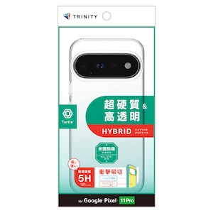 �g���j�e�B�bGoogle Pixel 11 Pro�p [Turtle] �n�C�u���b�h�P�[�X�i�N���A�j�bTR-PX2611PS-TT-CL