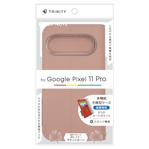 �g���j�e�B�bGoogle Pixel 11 Pro�p [FlipNote] �ϏՌ��t���b�v�m�[�g�P�[�X�i�s���N�j�bTR-PX2611PS-FN-SHPK