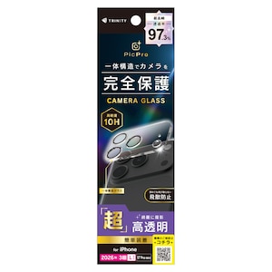�g���j�e�B�biPhone 18 Pro Max / 17 Pro Max�p [PicPro] ���掿�ʐ^���B��� �E���g���N���A �J���������Y�ی�K���X ����bTR-IP26L3-LCA-P2ARCL