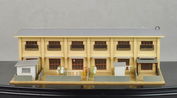 N) 00306 公営住宅(二階建)(ペーパー製未塗装組立キット
