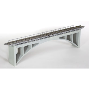 N) NS-617K 単線上路式コンクリート逆ランガーアーチ橋(未塗装組立 