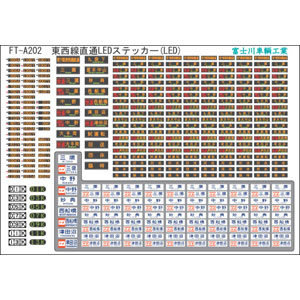 直営店に限定 ☆新品 未使用☆ 表記 方向幕 据えつけ 5316 富士川車輌工業 ラベル・インデックスディバイダー・スタンプ
