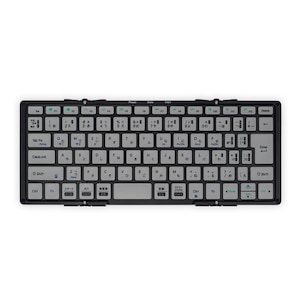 MOBO�i���{�j�bBluetooth �L�[�{�[�h 3�܂�^�C�v ���{��z�� 83�L�[�i�u���b�N�E�O���[�j�bAM-K2TF83J/BKG