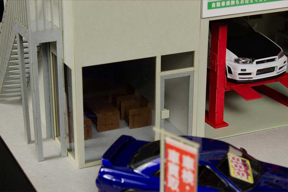 1/64 オートガレージ[名車専門店] ペーパーキット【PP124