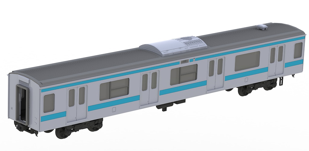 JR東日本 209系1/80ディスプレイモデル 5両セット JR東日本 209系 1/80ディスプレイモデル 5両セット - 鉄道模型