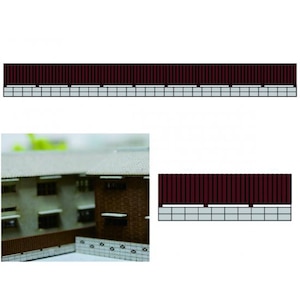 (Z) 0014 板塀A 5枚入(ペーパーキット)