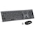 iClever(�A�C�N���o�[)�b���C�����X�L�[�{�[�h���}�E�X�Z�b�gIC-BK23Combo(�O���[�u���b�N)�bE03-0131J-63