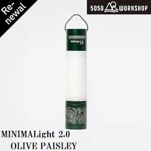 5050WORKSHOP�b�y���j���[�A���zMINIMALight 2.0 OLIVE PASILEY�i�I���[�u�j�bTR8-5WS-4468