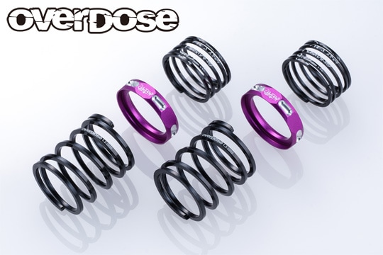4Edge ツインスプリング 1.2-2055 (線径 1.2、5.5巻、自由長20mm