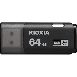 KIOXIA｜キオクシア｜【国内正規品】USBメモリ 64GB ブラック TransMemory U301 スタンダードモデル｜KUC-3A064GK
