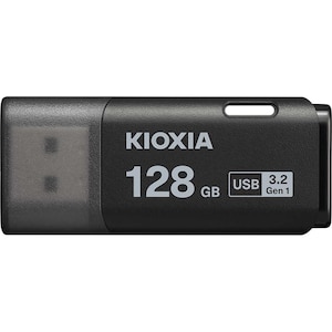 KIOXIA｜キオクシア｜【国内正規品】USBメモリ 128GB ブラック TransMemory U301 スタンダードモデル｜KUC-3A128GK