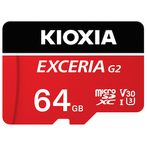 KIOXIA�b�L�I�N�V�A�b�y�������K�i�zmicroSDXC�������J�[�h Class10 UHS-I�@U3 V30 64GB�bKMU-B064GR