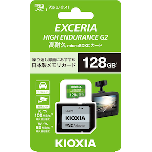 KIOXIA�b�L�I�N�V�A�b�y�������K�i�z EXCERIA HIGH ENDURANCE G2 ���ϋv microSDXC UHS-I�������J�[�h 128GB�bKEMU-B128G