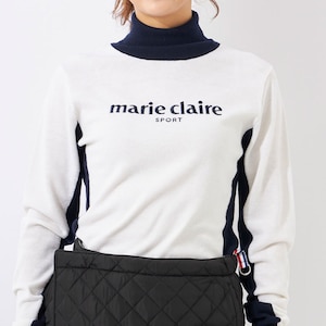 marie claire�i�}���E�N���[���j�b���f�B�[�X �z�F�W���K�[�h�Z�[�^�[�i�I�t�z���C�g�E�T�C�Y�FM�j�b732701MOWT