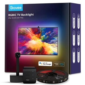 Shenzhen Intellirocks Tech Co.Ltd.�bGovee LED �V���N�����{�����C�g (�f���A���@�\�t�@55-65�C���`�p)�bH6199 LED �ݸ�����ײ�