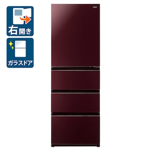 430L 4ドア冷蔵庫（クリアモカブラウン）【右開き】 | アクア | AQR 
