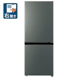 アクア｜201L 2ドア冷蔵庫（ダークシルバー）【右開き】｜AQR-20R-DS