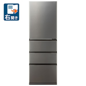 アクア｜362L 4ドア冷蔵庫（ブライトダークシルバー）【右開き】｜AQR-36R2-DS