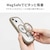 MS Products�bMagSafe�Ή� �uMAGTUS�vRing Slim �X�}�[�g�t�H�������O�i���C�g�u���b�N�j�bLN-SMRG08LBK